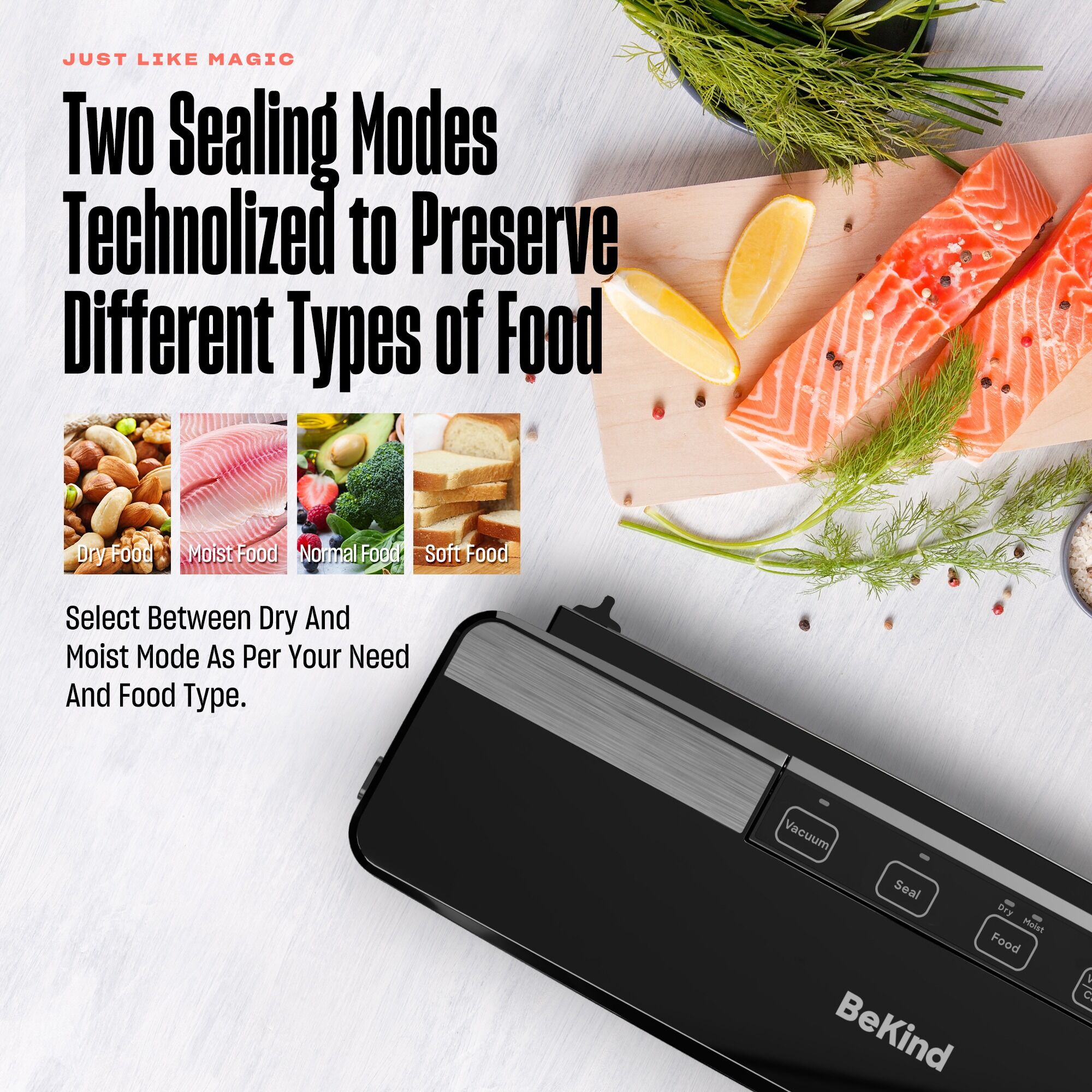 05 05 Bekind Swift Professional Vacuum Sealer Machine